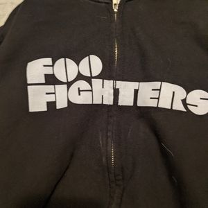 Foo fighters zip up hoodie